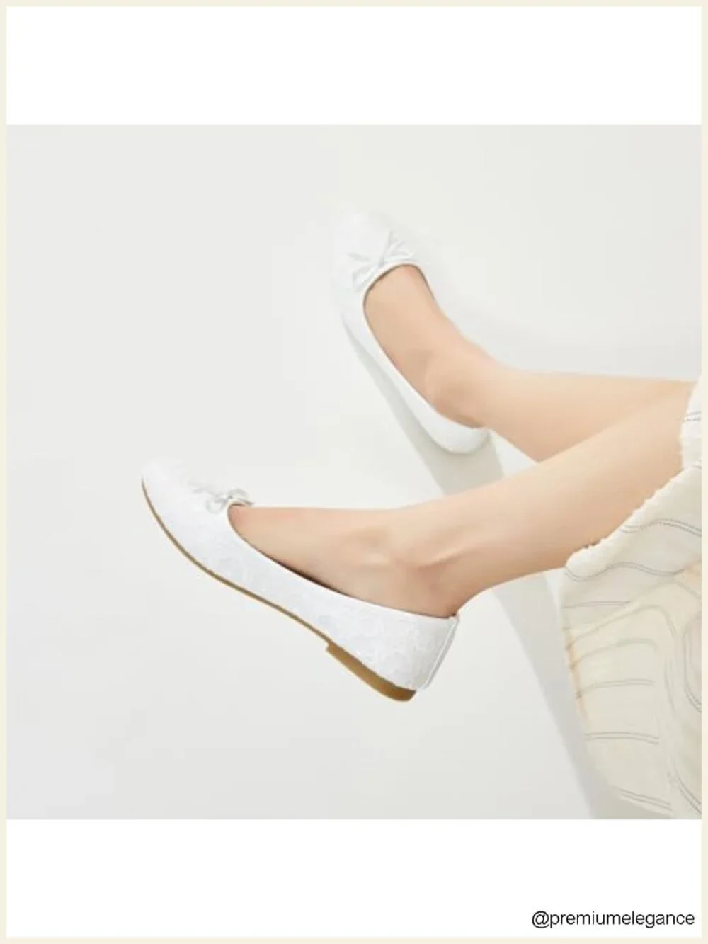 Pointed Toe Lace Mesh Ballet Flats, Comfortable Slip On Shoes for Women